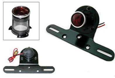 Black 1 Round Tail Lamp(EA)