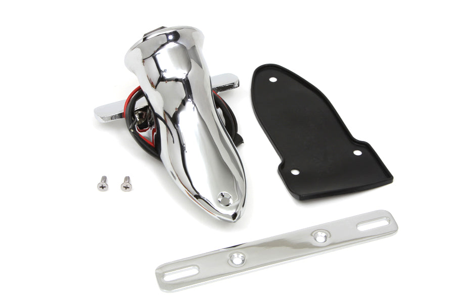 Bates Bobber Tail Lamp Assembly Chrome(EA)