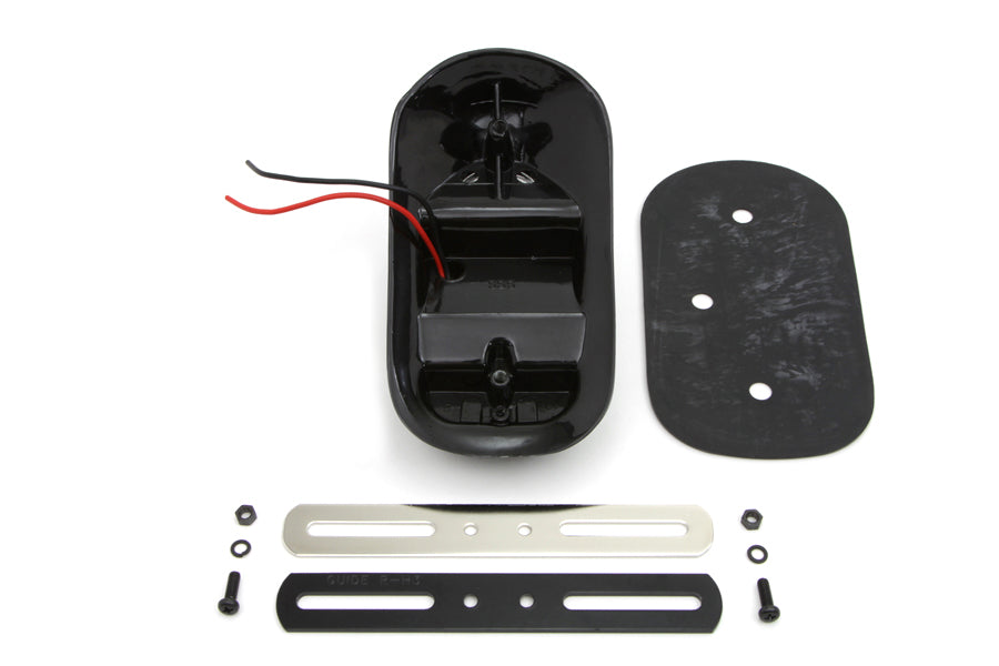 Black Tombstone Style Tail Lamp Assembly(KIT)