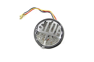 Black Stop LED Tail Lamp Round Style(EA)