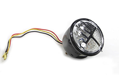 Black Stop LED Tail Lamp Round Style(EA)
