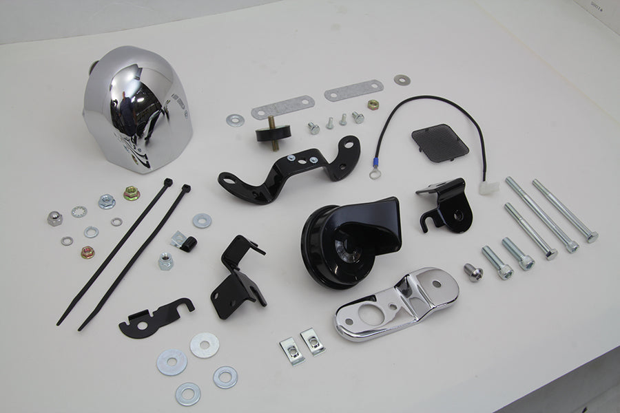 12 Volt Chrome Horn Kit(KIT)