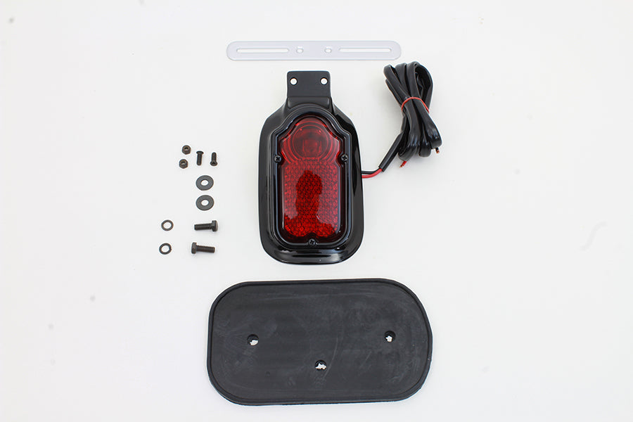 Glossy Black Tombstone Style Tail Lamp Assembly(EA)