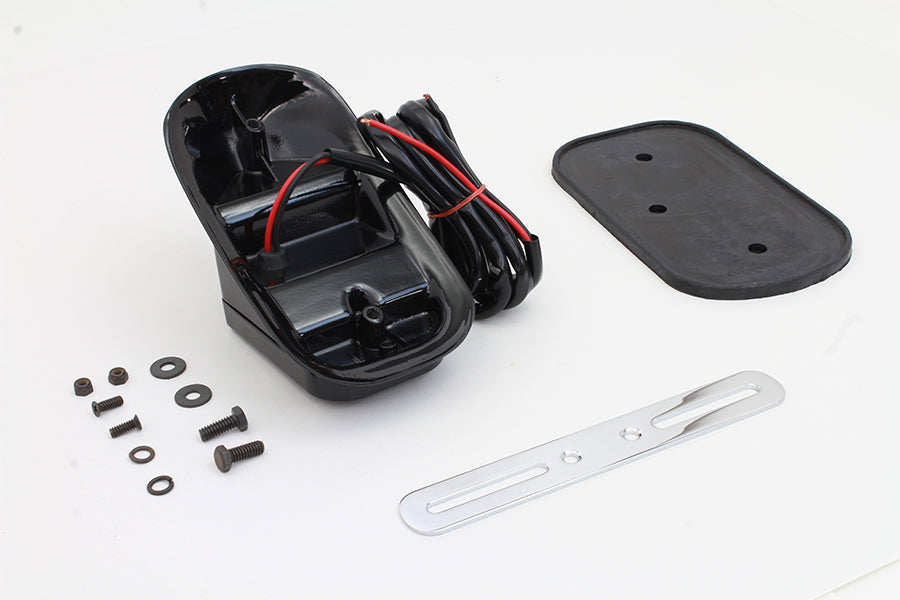 Glossy Black Tombstone Style Tail Lamp Assembly(EA)