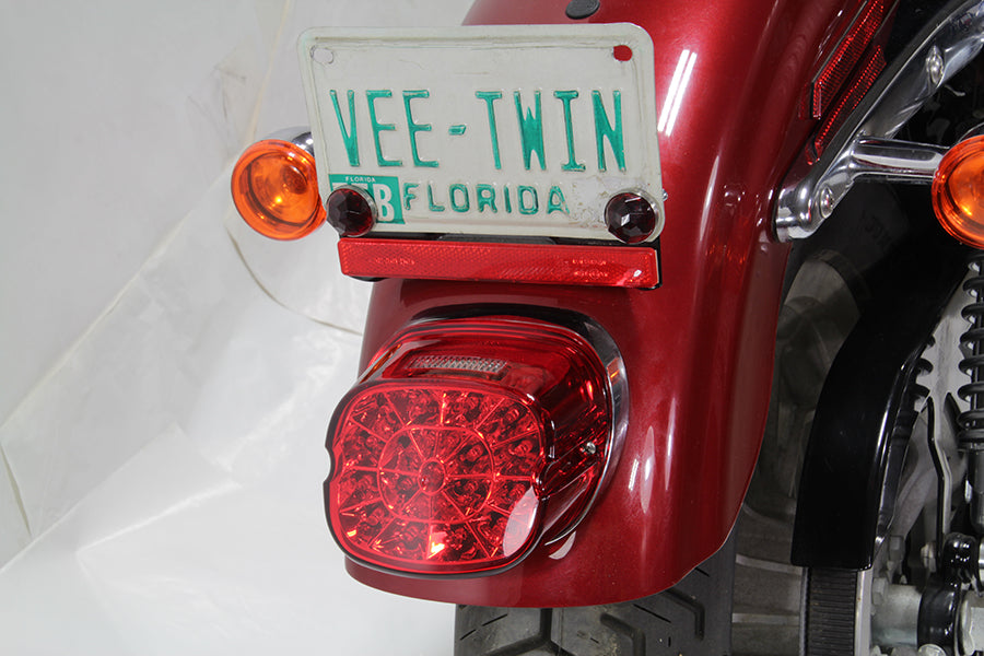 Lay Down Tail Lamp Assembly Red LED(EA)