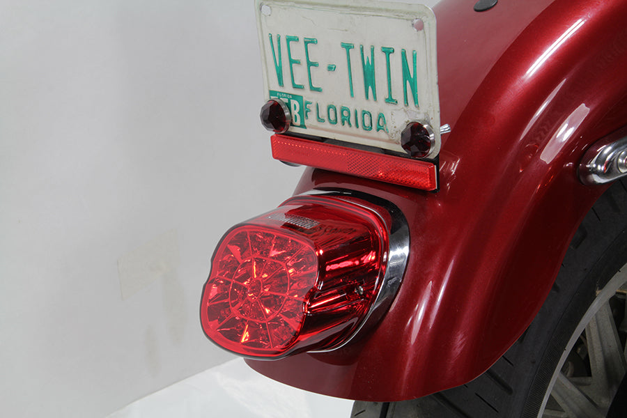 Lay Down Tail Lamp Assembly Red LED(EA)
