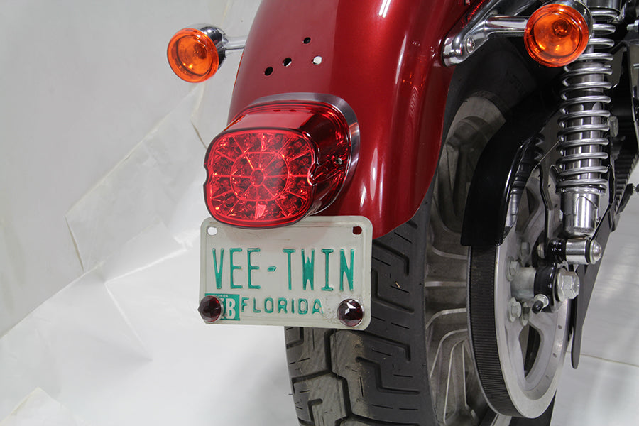 Lay Down Tail Lamp Assembly Red LED(EA)