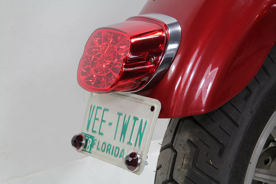 Lay Down Tail Lamp Assembly Red LED(EA)
