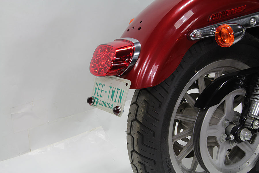 Lay Down Tail Lamp Assembly Red LED(EA)