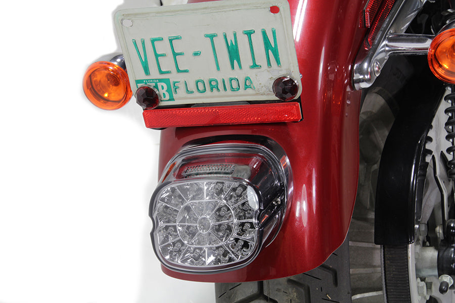 Lay Down Tail Lamp Assembly Smoked LED(EA)
