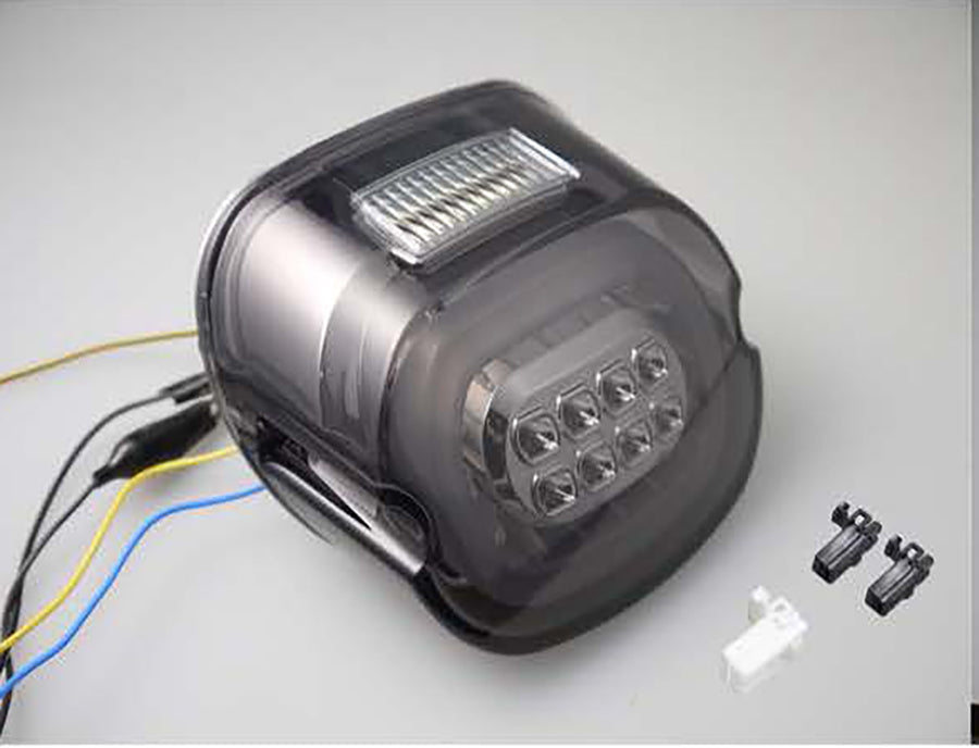 Smoke Lens Tail Lamp with LED Turn Signals(EA)