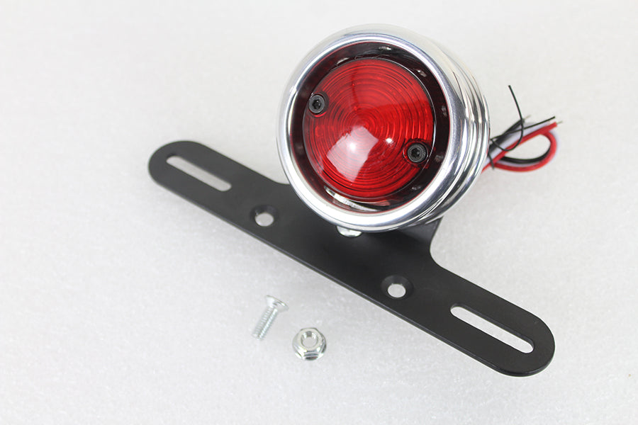 LED Round Tail Lamp Assembly Chrome(EA)
