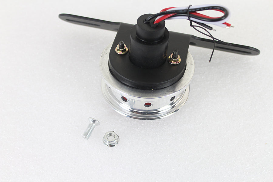 LED Round Tail Lamp Assembly Chrome(EA)