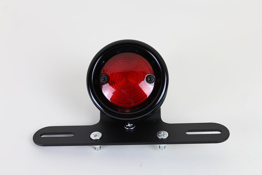 LED Round Tail Lamp Assembly Black(EA)
