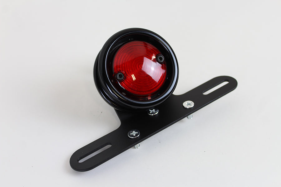 LED Round Tail Lamp Assembly Black(EA)