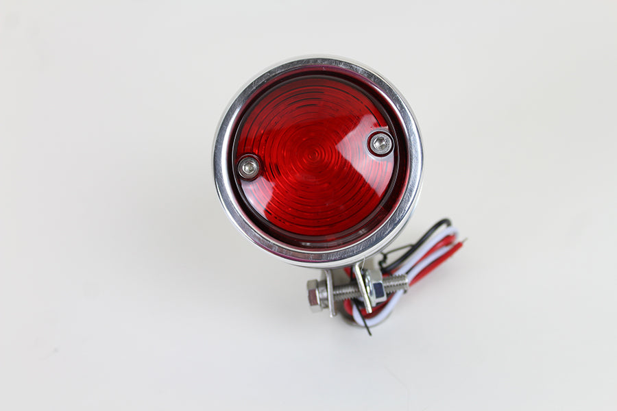 LED Bullet Tail Lamp Assembly Chrome(EA)