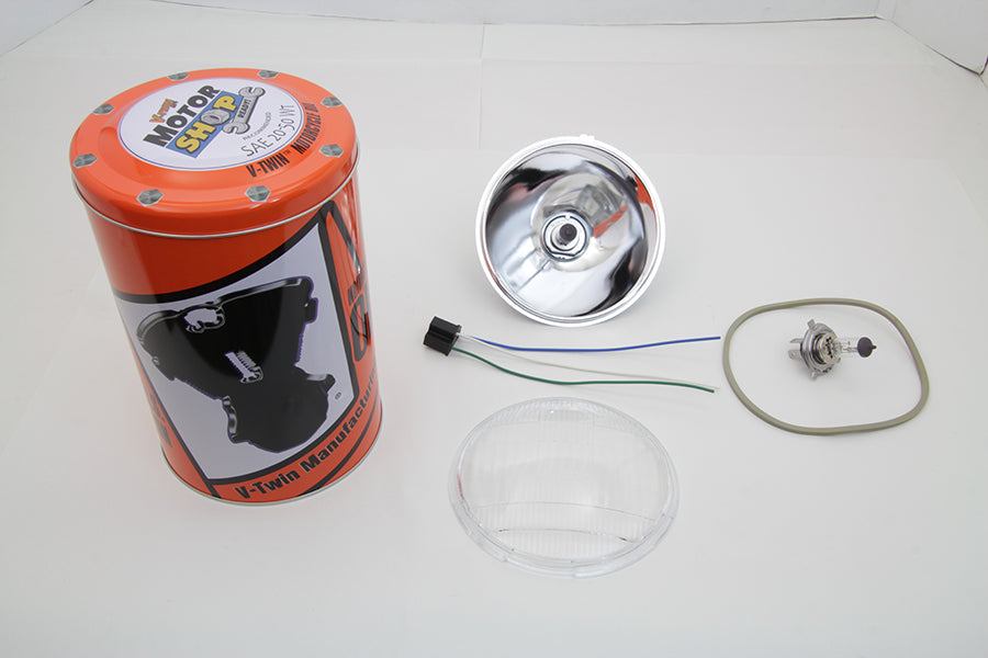 Retro Spring Fork Headlamp H-4 Bulb Kit(SET)