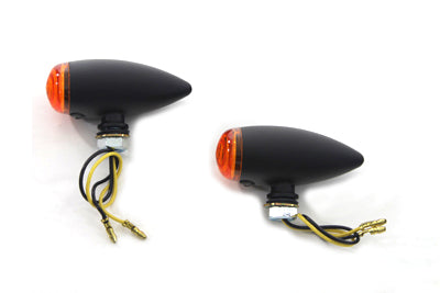 Mini LED Bullet Amber Lens Marker Lamp Set(SET)
