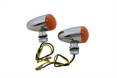 Mini Marker Lamp Set Cateye Style Amber Lens(SET)