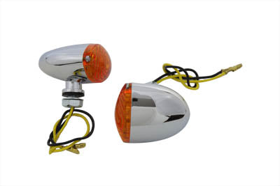 Mini Marker Lamp Set Cateye Style Amber Lens(SET)
