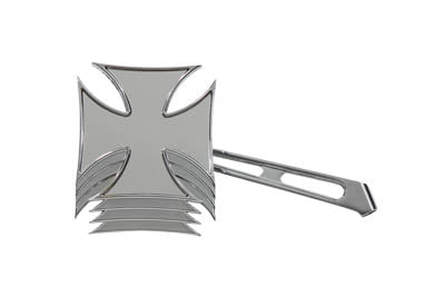 Chrome Maltese Mirror with Billet Girder Stem(EA)