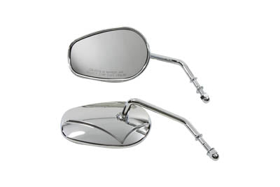 Rectangle Mirror Set with Round Stems(SET)