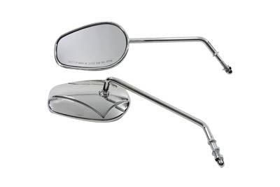 Rectangle Mirror Set with Round Long Stems(SET)