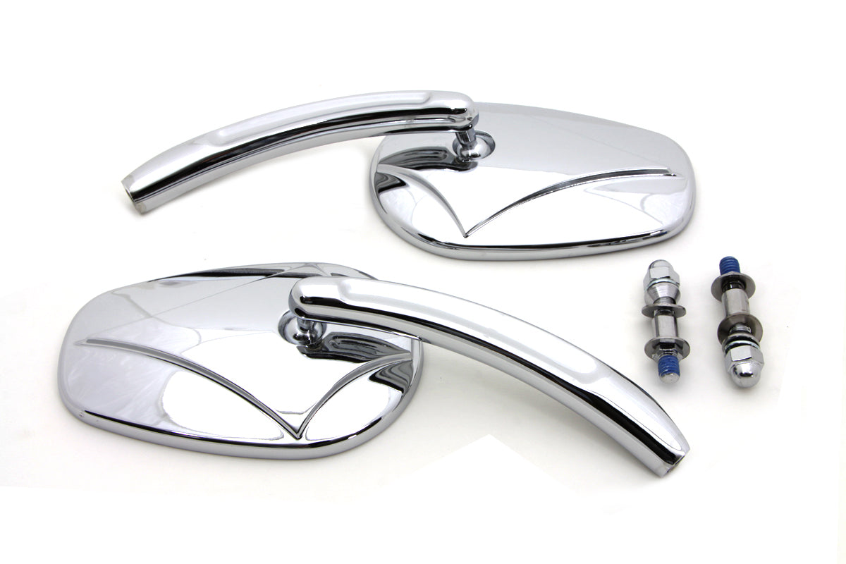 Rectangle Mirror Set with Curved Stems(SET)