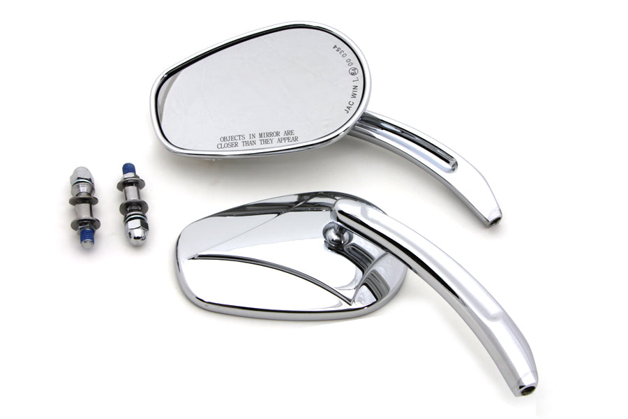 Rectangle Mirror Set with Curved Stems(SET)