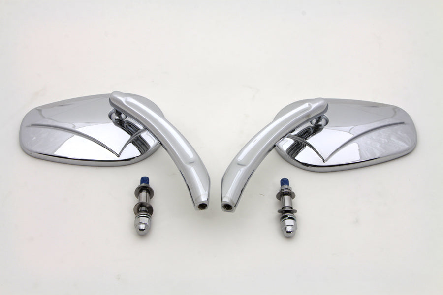 Rectangle Mirror Set with Curved Stems(SET)