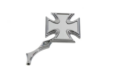 Chrome Maltese Mirror with Diamond Billet Stem(EA)