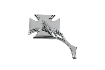 Chrome Maltese Mirror with Diamond Billet Stem(EA)
