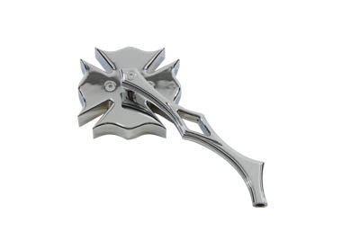 Chrome Firefighter Mirror with Billet Stem(EA)
