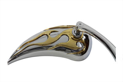Chrome Billet Tear Drop Mirror Set(SET)
