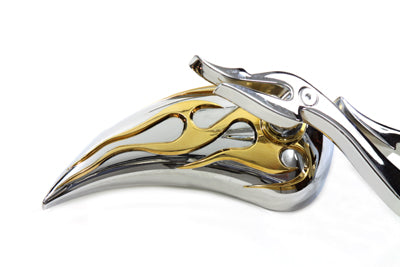 Chrome Billet Tear Drop Mirror Set(SET)