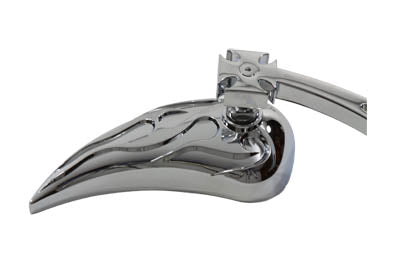 Chrome Billet Tear Drop Mirror Set(SET)