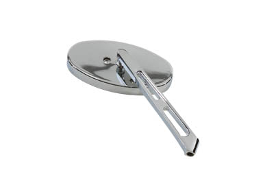 Flat Oval Mirror with Billet Stem(EA)