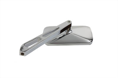 Rectangular Mirror Chrome with Billet Stem(EA)