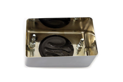 Chrome Ignition Module Cover with Black Flame(EA)