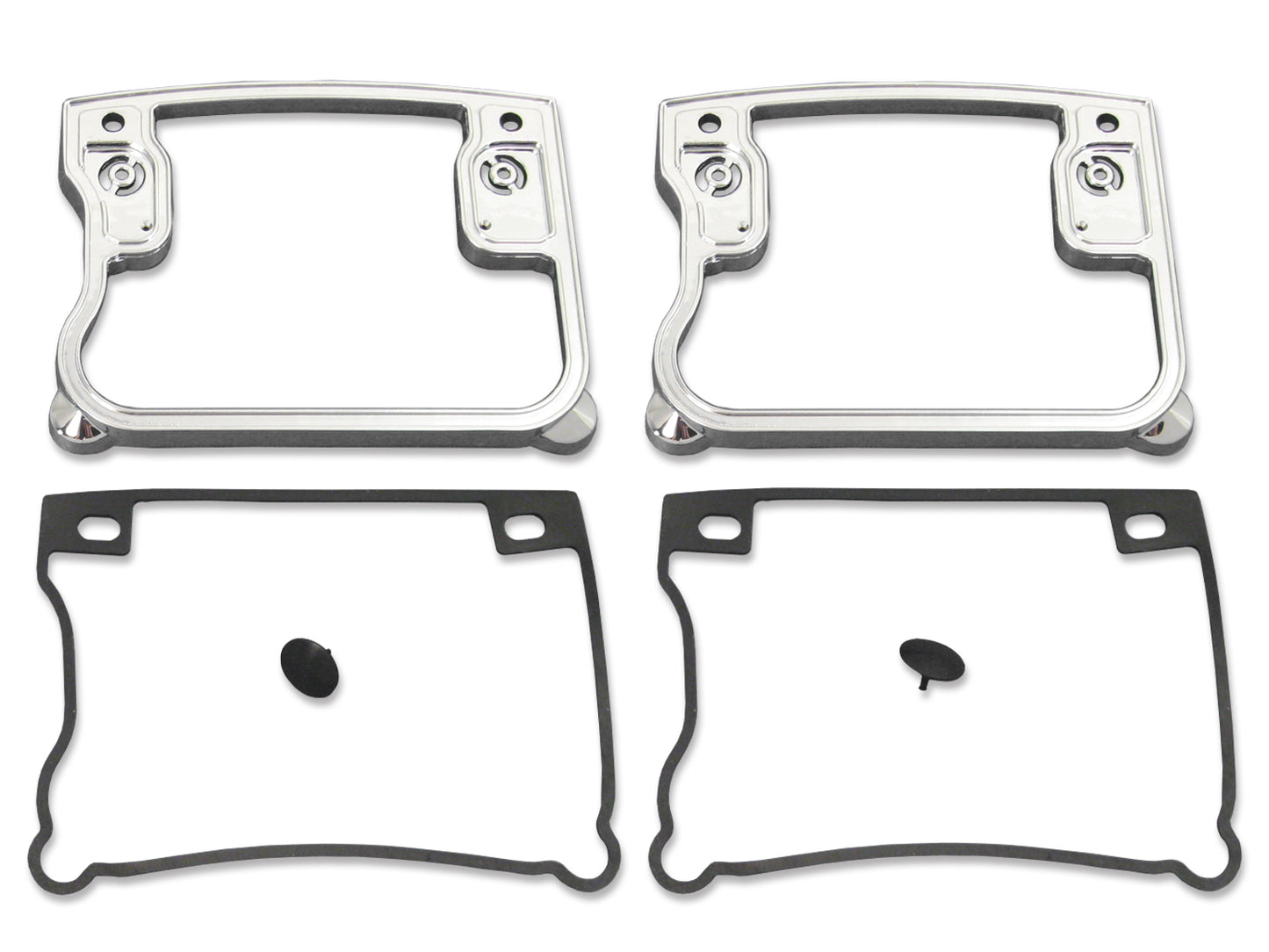 Rocker Box Cover D-Ring Set Chrome(SET)