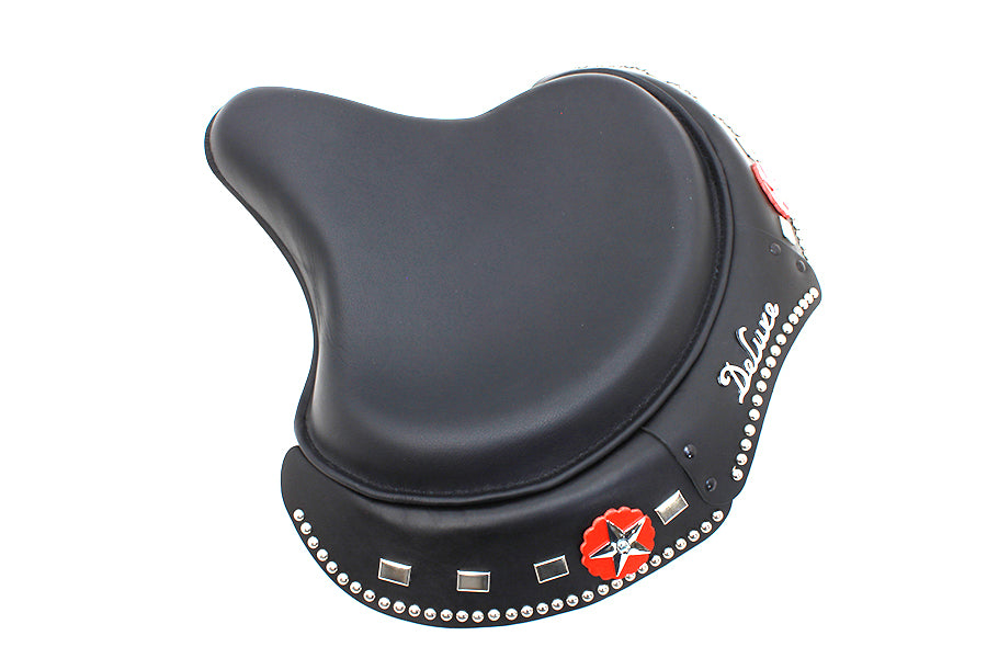 Corbin Gentry Black Leather Solo Seat(EA)
