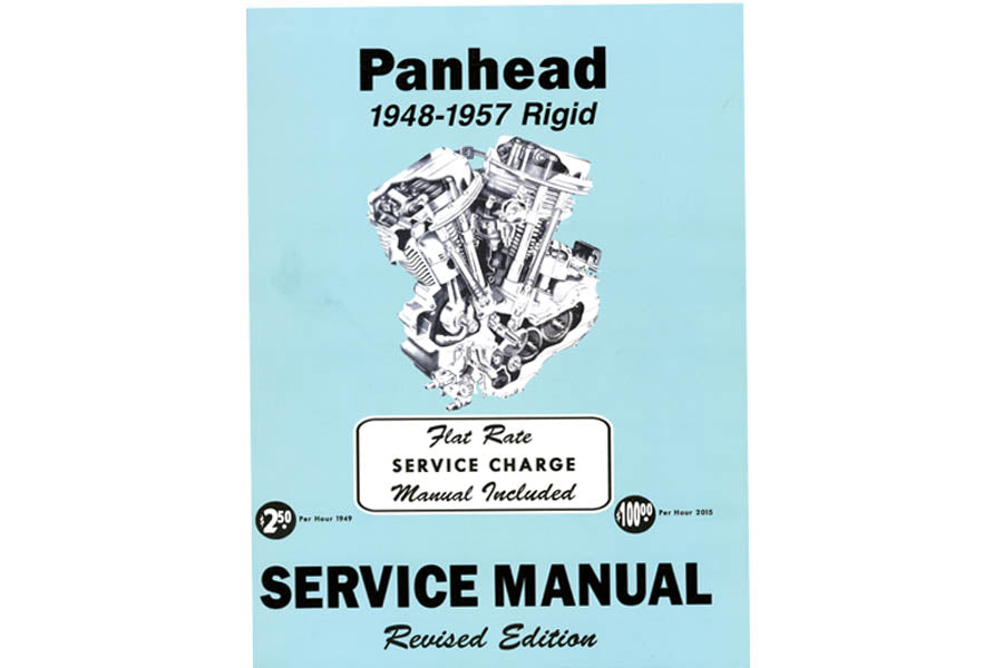 Factory Service Manual for 1948-1957 Panhead and Rigid(EA)