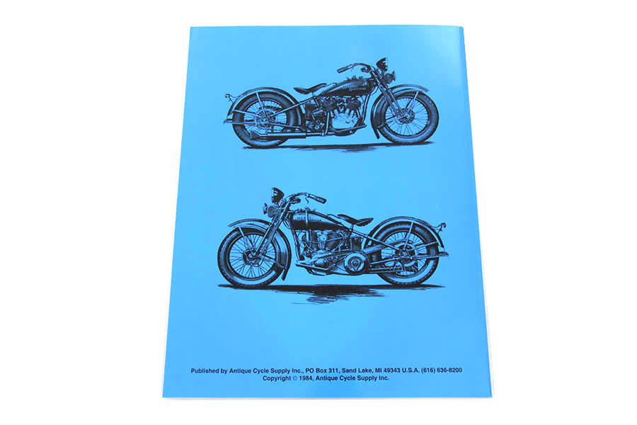 Factory Service Bulletin for 1930-1940 Big Twins(EA)
