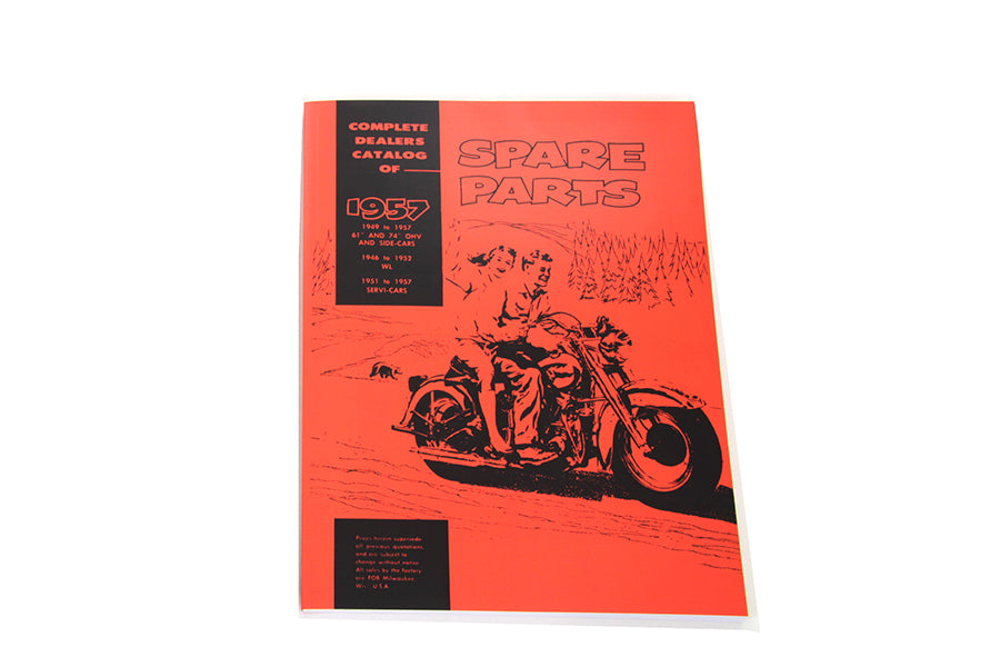 Spare Parts Book for 1949-1957 Panhead(EA)