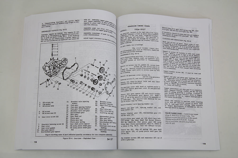Factory Service Manual for 1948-1957 Panhead and Rigid(EA)