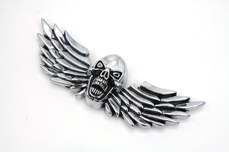 Pewter Winged Skull Emblem(EA)