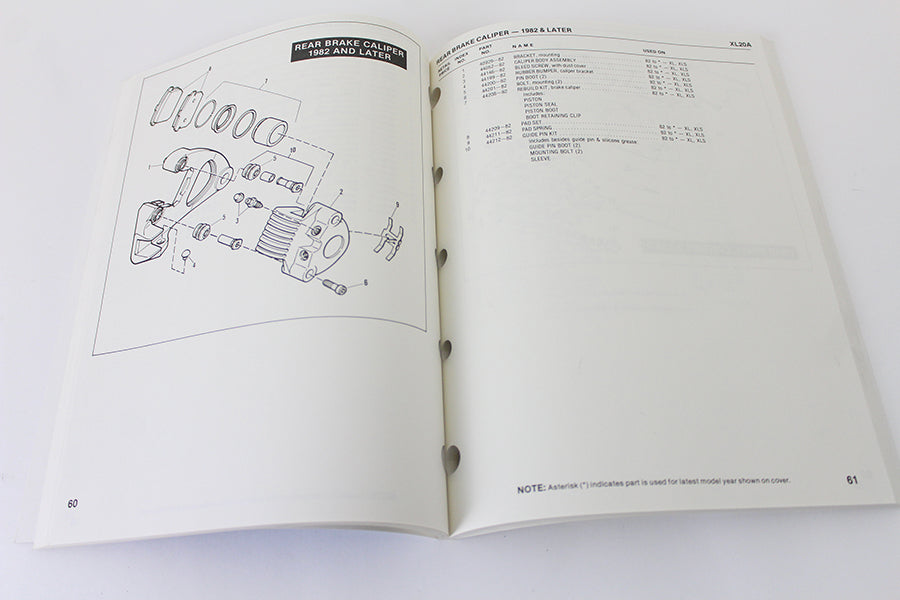 1979-1982 XL Parts Manual(EA)
