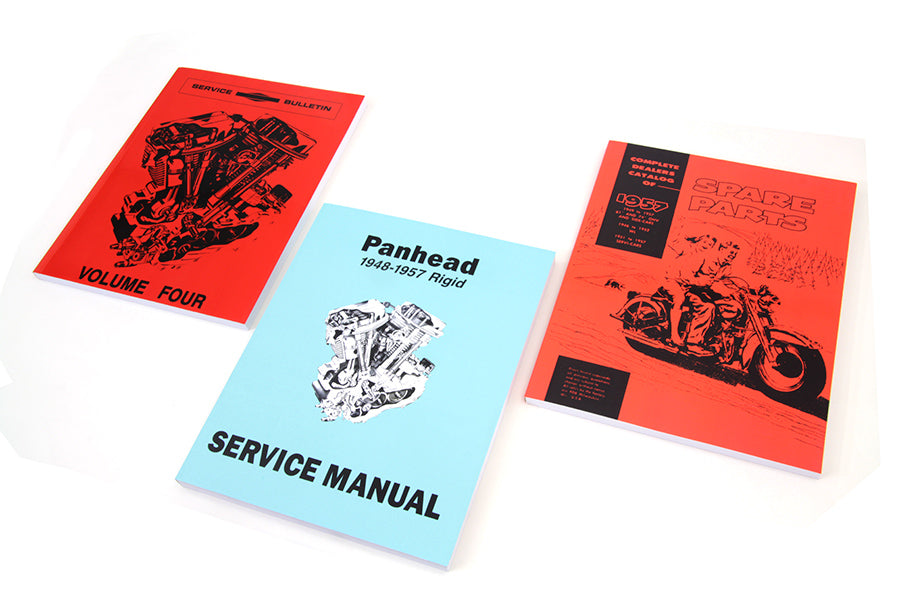 1948-1957 Panhead Book Set(SET)