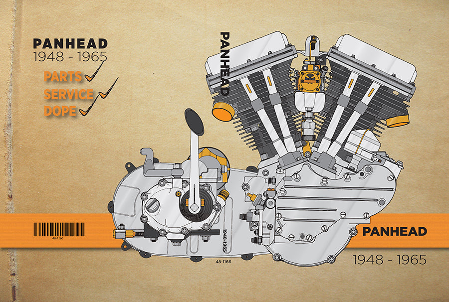 Panhead and E Shovelhead Service and Parts Manual(EA)