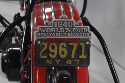 1940 World's Fair License Plate Topper(EA)